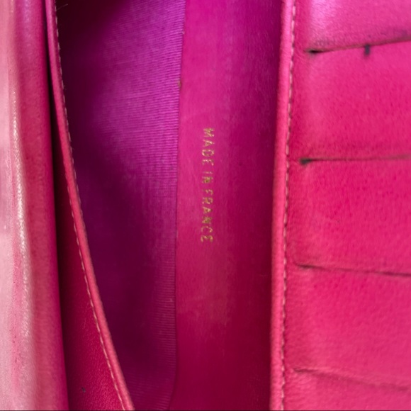 Chanel 1996-1997 CC Caviar Wallet on Chain in Pink w/Dust Bag - Picture 14 of 15